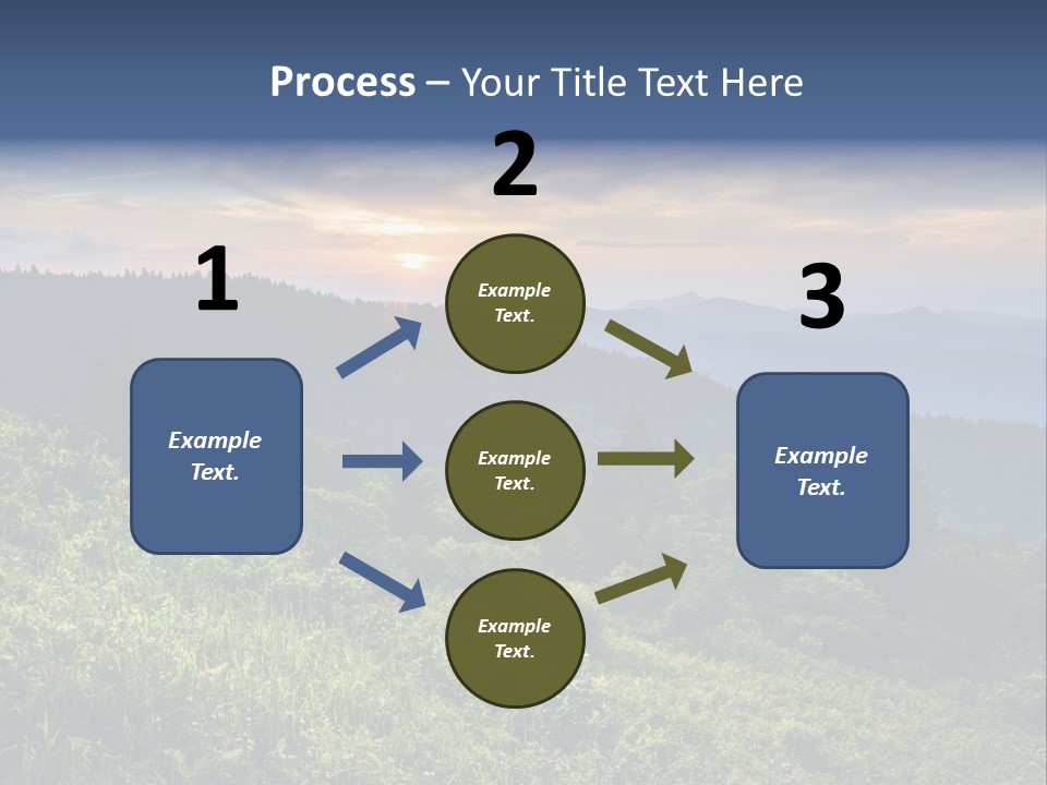 Sunrise Appalachia Scenic PowerPoint Template