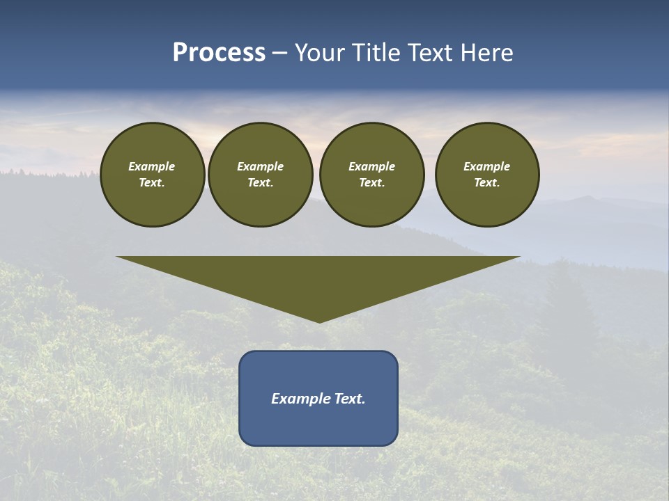 Sunrise Appalachia Scenic PowerPoint Template