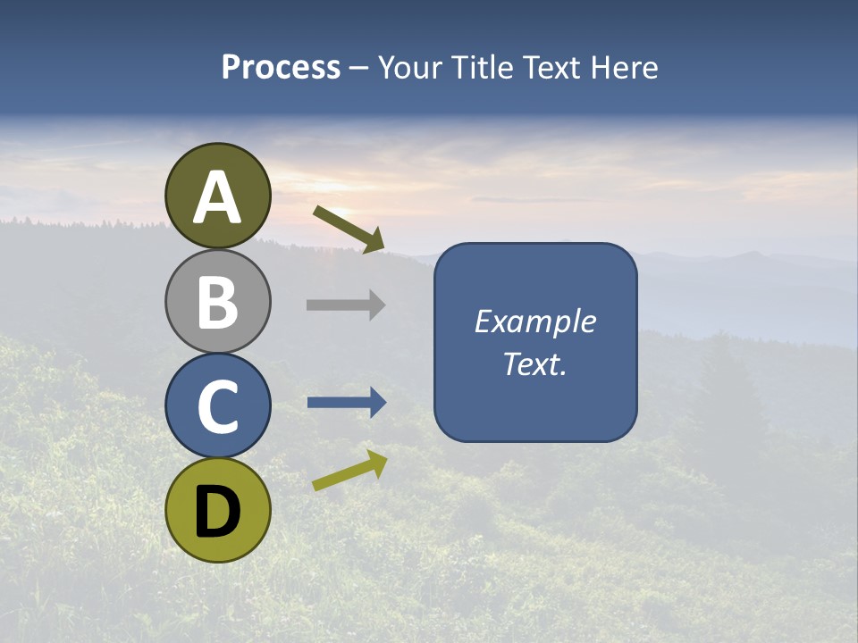 Sunrise Appalachia Scenic PowerPoint Template