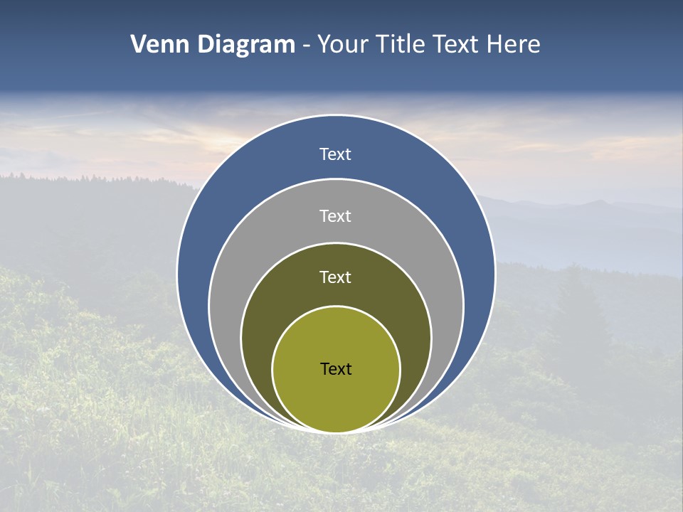 Sunrise Appalachia Scenic PowerPoint Template