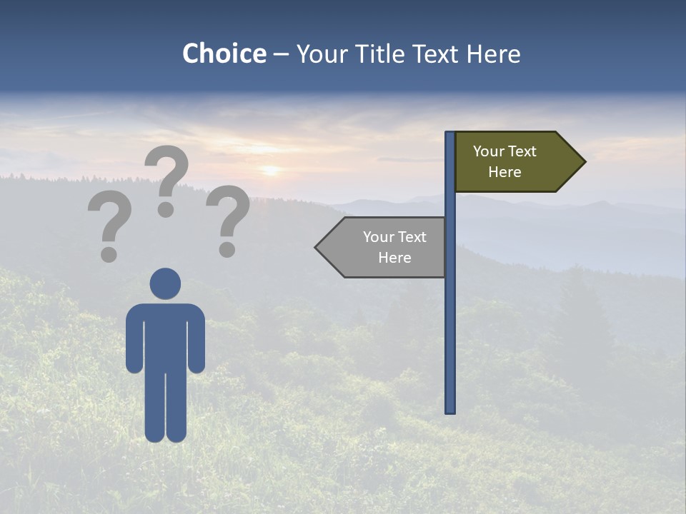 Sunrise Appalachia Scenic PowerPoint Template