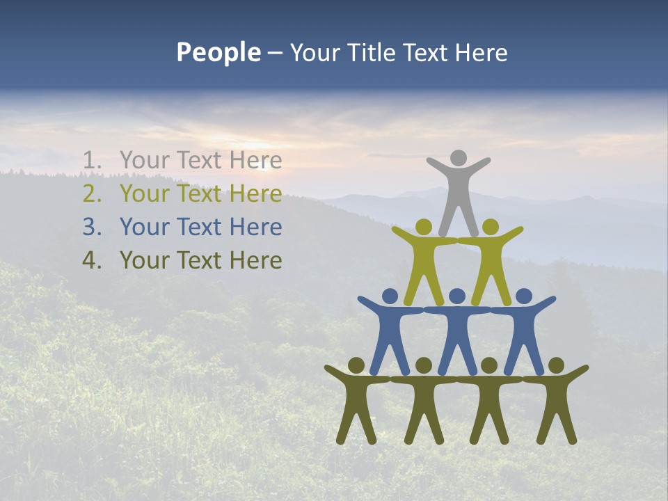 Sunrise Appalachia Scenic PowerPoint Template