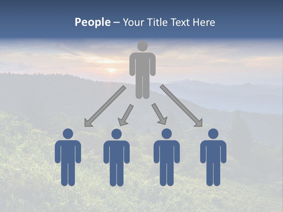 Sunrise Appalachia Scenic PowerPoint Template