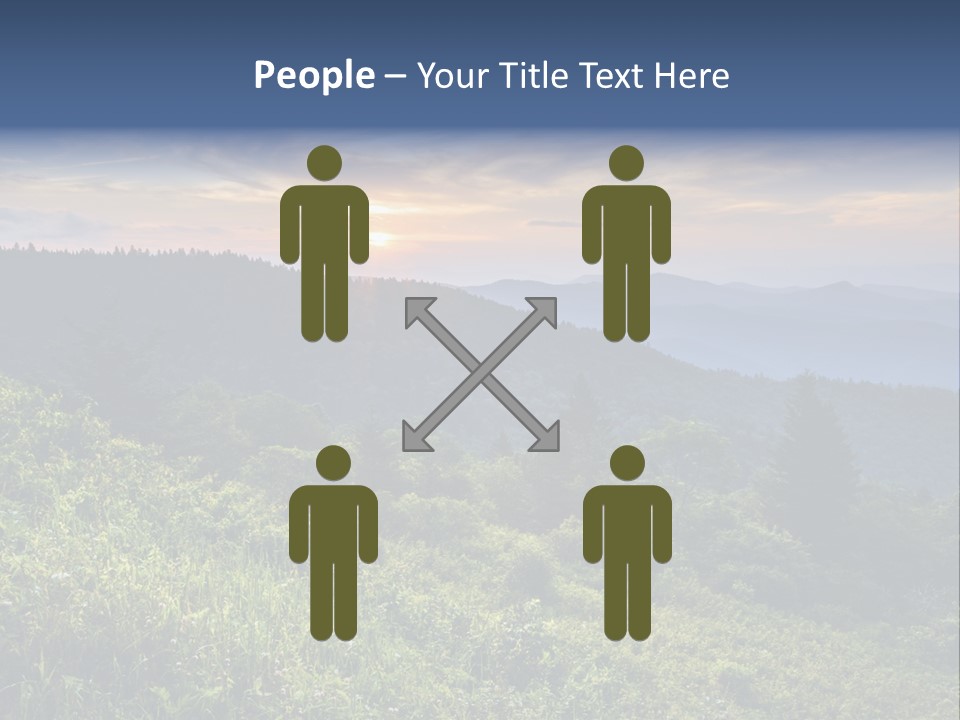 Sunrise Appalachia Scenic PowerPoint Template