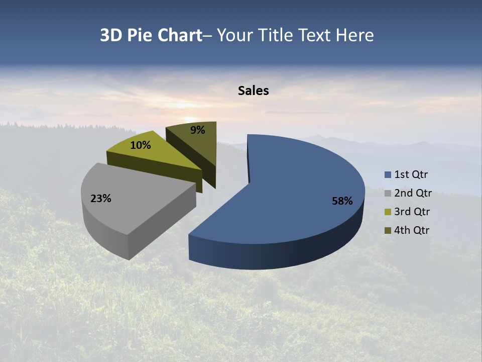 Sunrise Appalachia Scenic PowerPoint Template