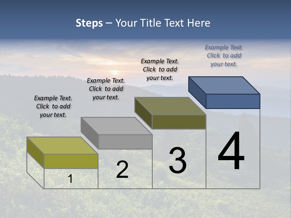 Sunrise Appalachia Scenic PowerPoint Template