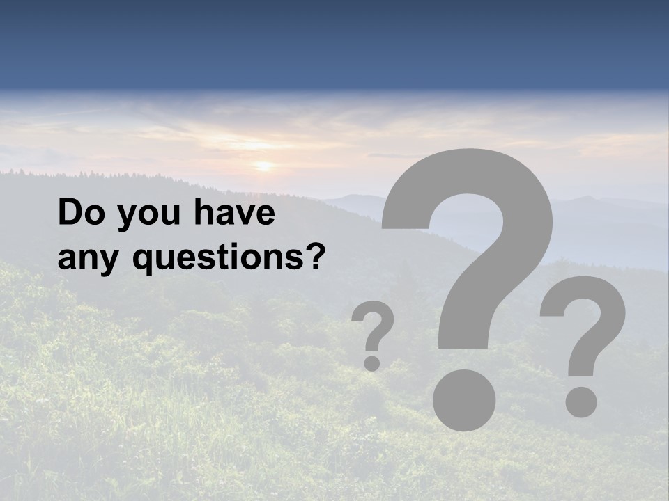 Sunrise Appalachia Scenic PowerPoint Template