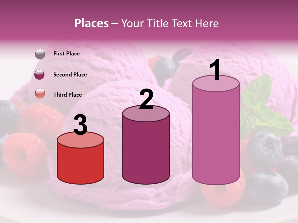 Gourmet Treat Forest Fruit PowerPoint Template