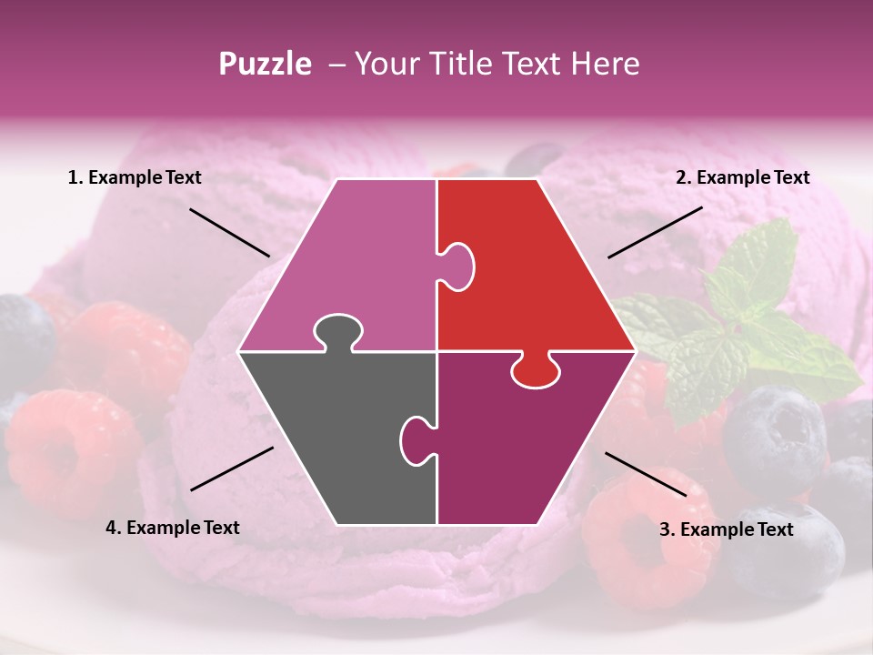 Gourmet Treat Forest Fruit PowerPoint Template