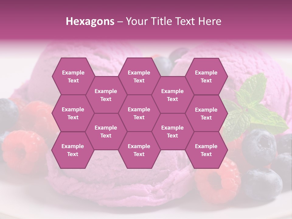 Gourmet Treat Forest Fruit PowerPoint Template