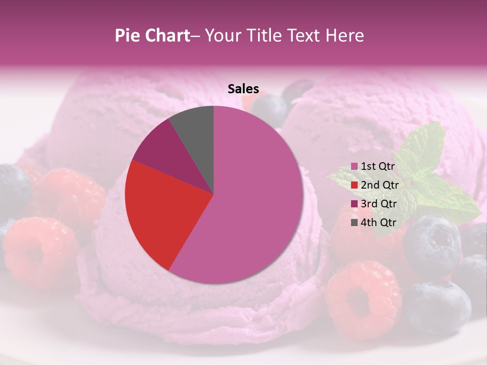 Gourmet Treat Forest Fruit PowerPoint Template