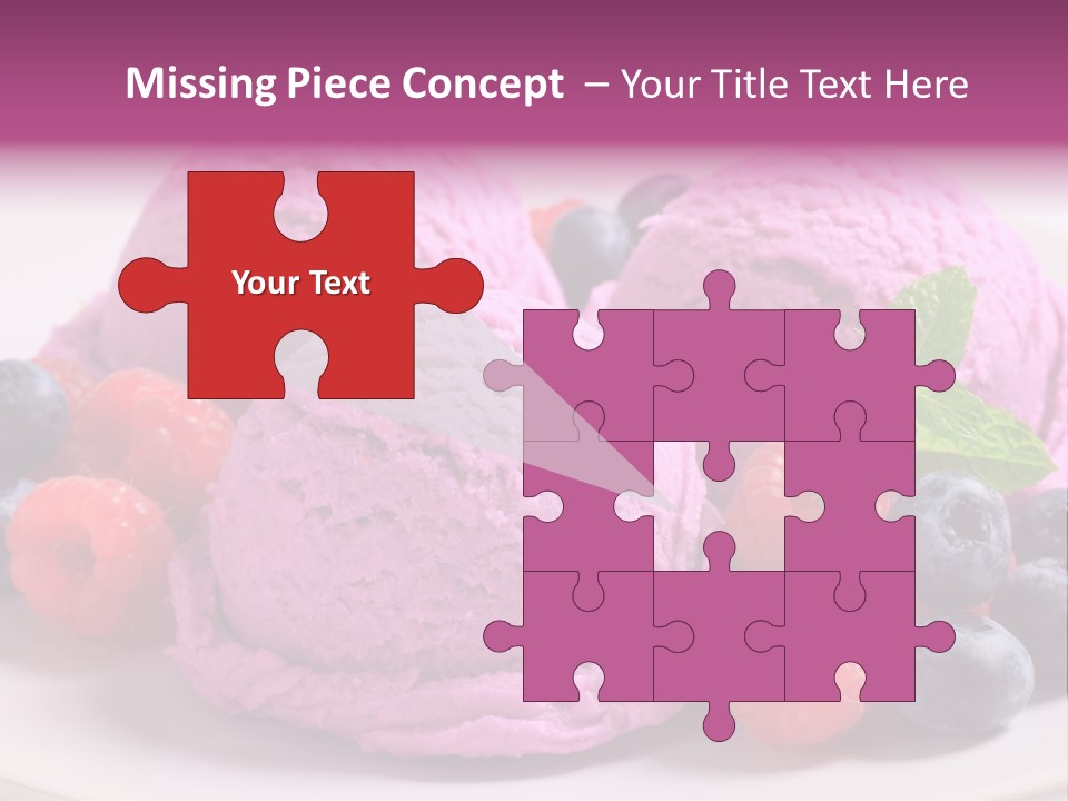 Gourmet Treat Forest Fruit PowerPoint Template