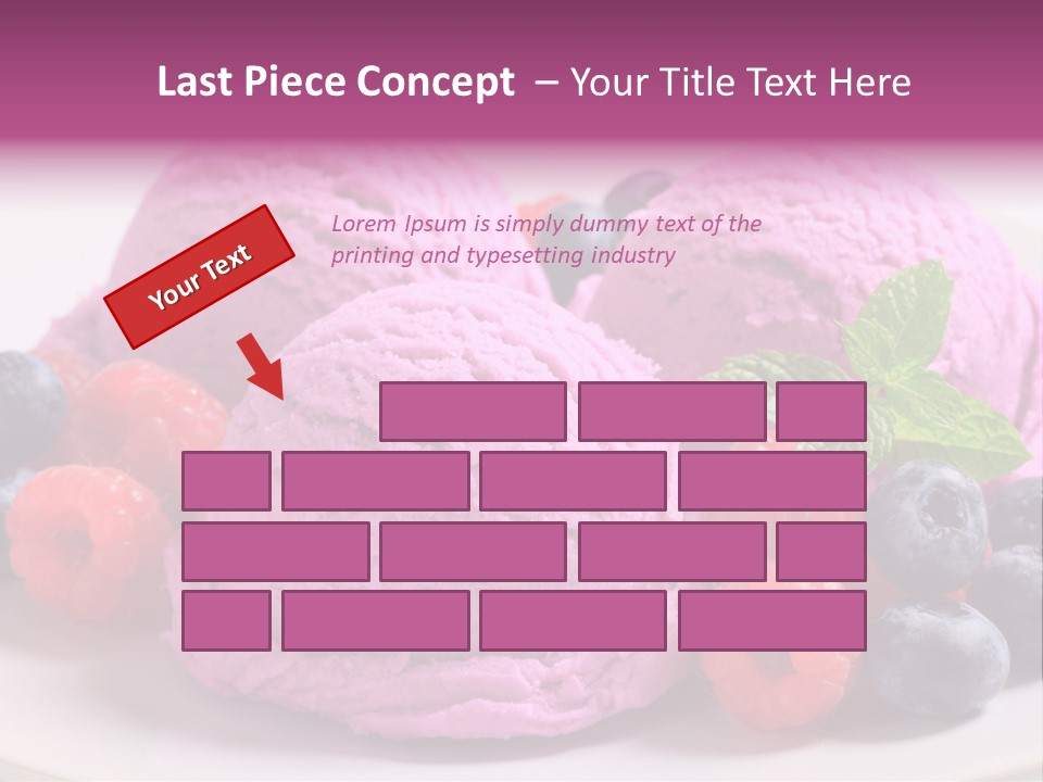 Gourmet Treat Forest Fruit PowerPoint Template