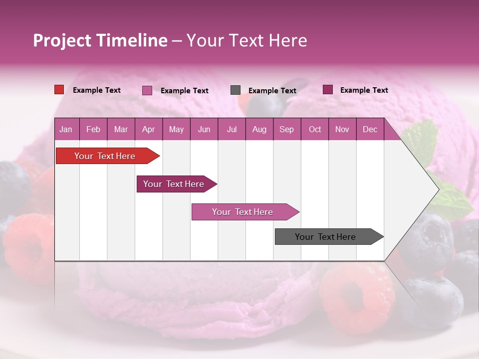 Gourmet Treat Forest Fruit PowerPoint Template