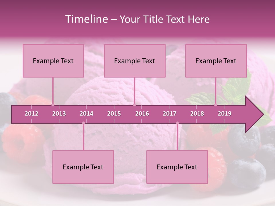 Gourmet Treat Forest Fruit PowerPoint Template