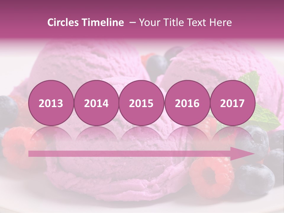 Gourmet Treat Forest Fruit PowerPoint Template