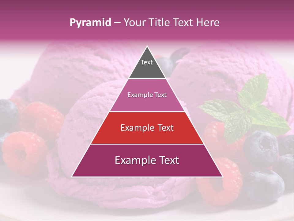 Gourmet Treat Forest Fruit PowerPoint Template