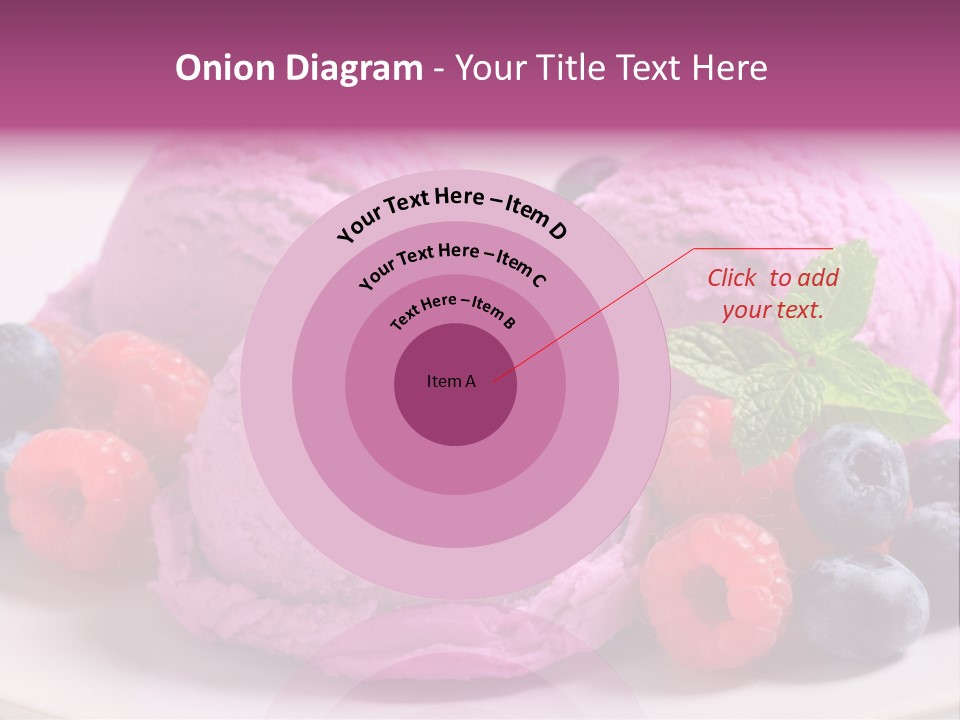 Gourmet Treat Forest Fruit PowerPoint Template