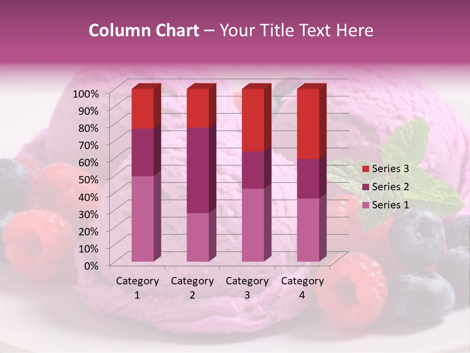 Gourmet Treat Forest Fruit PowerPoint Template