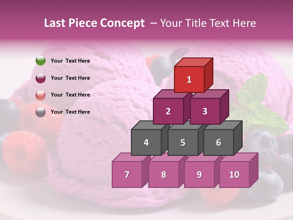 Gourmet Treat Forest Fruit PowerPoint Template