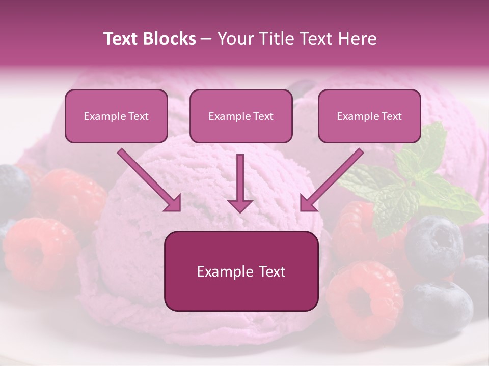 Gourmet Treat Forest Fruit PowerPoint Template