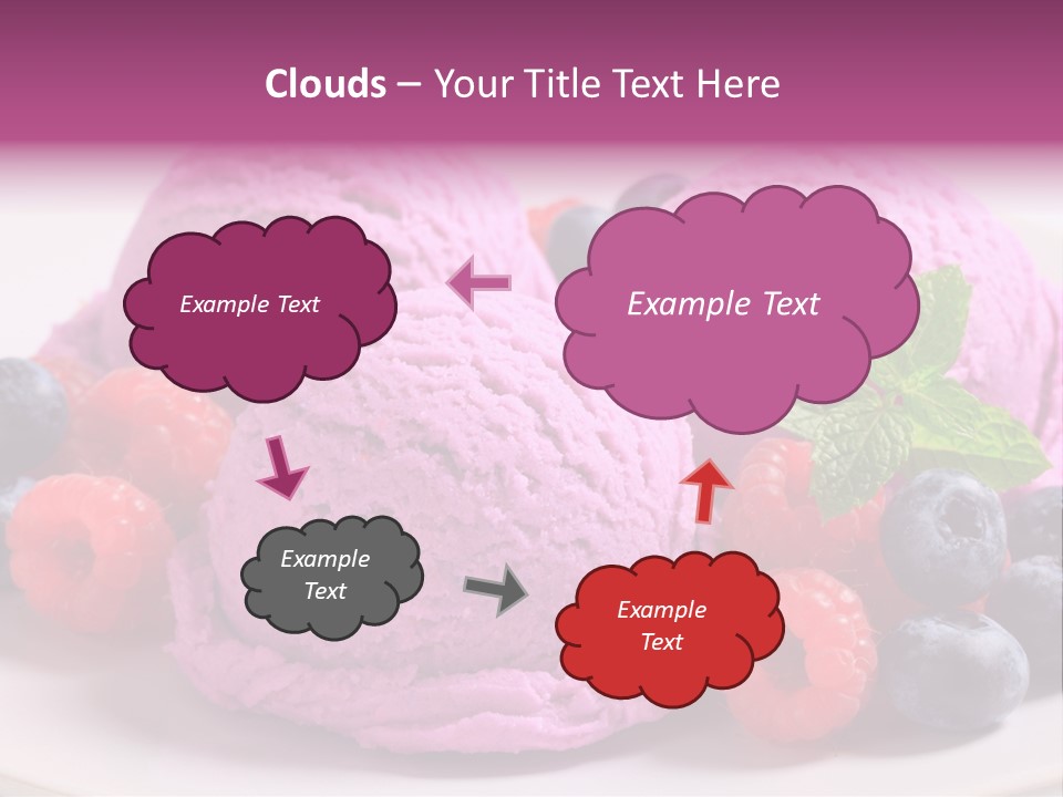 Gourmet Treat Forest Fruit PowerPoint Template