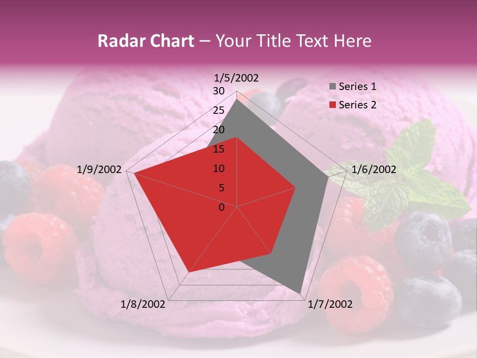Gourmet Treat Forest Fruit PowerPoint Template