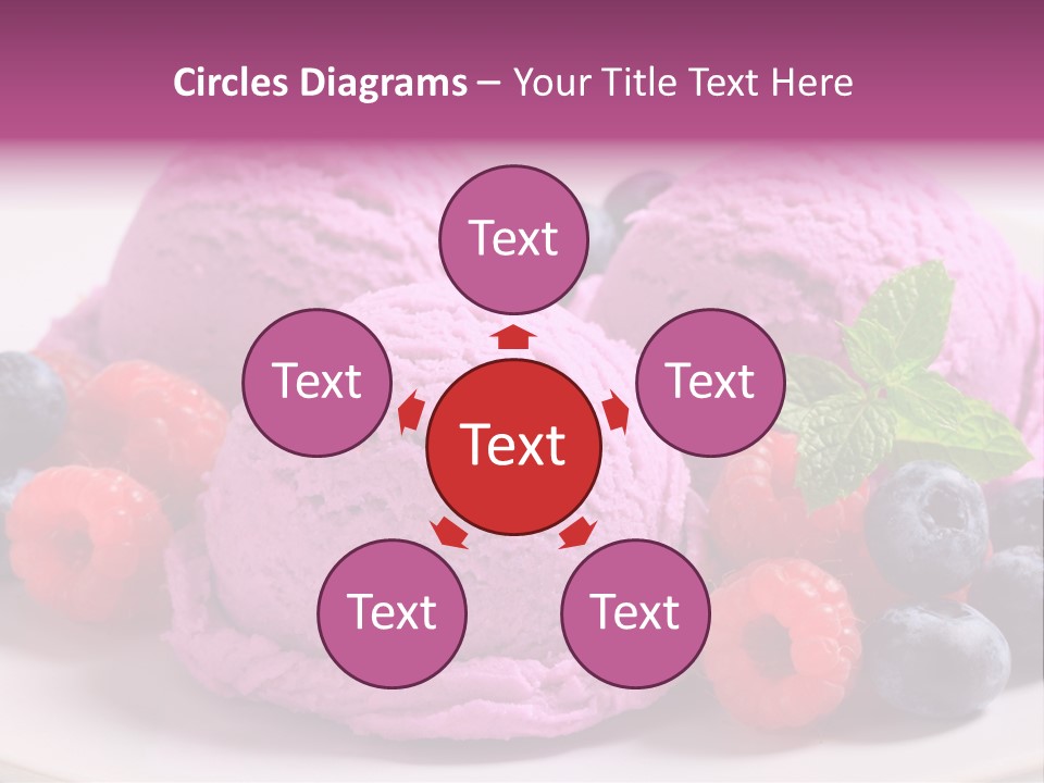 Gourmet Treat Forest Fruit PowerPoint Template