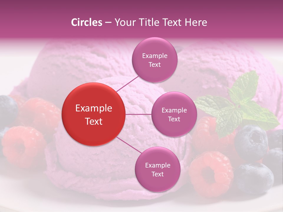 Gourmet Treat Forest Fruit PowerPoint Template