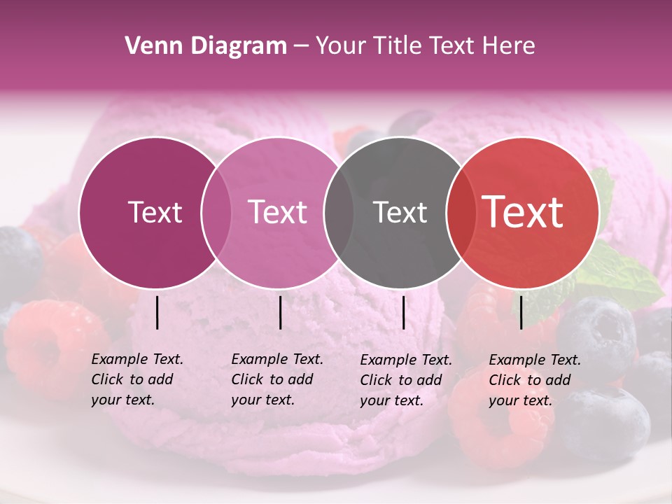 Gourmet Treat Forest Fruit PowerPoint Template