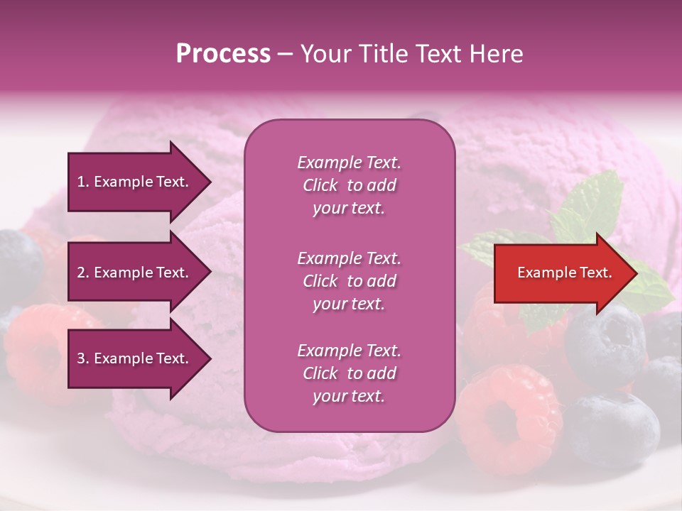 Gourmet Treat Forest Fruit PowerPoint Template
