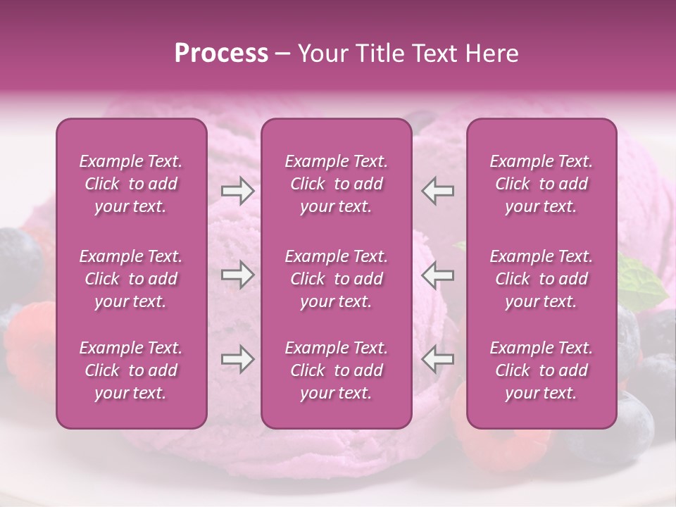 Gourmet Treat Forest Fruit PowerPoint Template