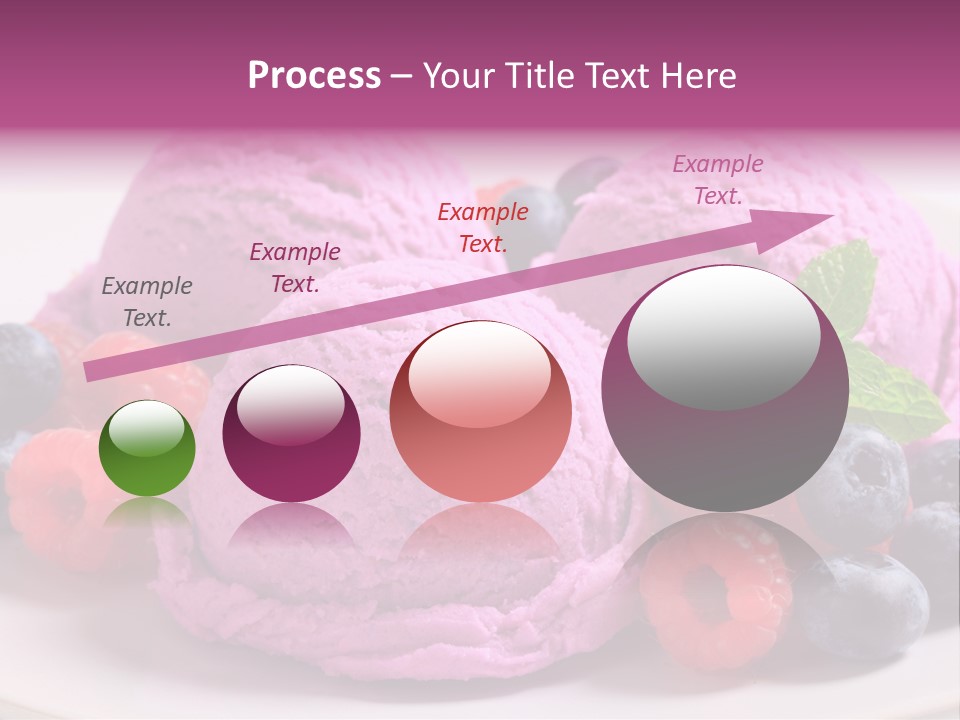 Gourmet Treat Forest Fruit PowerPoint Template