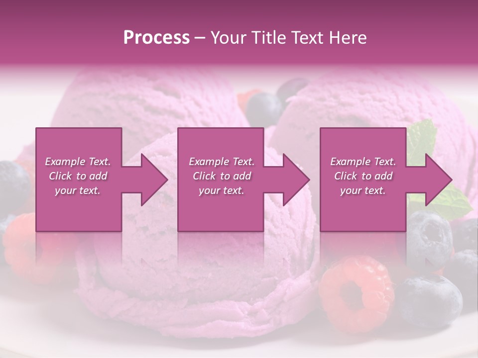 Gourmet Treat Forest Fruit PowerPoint Template