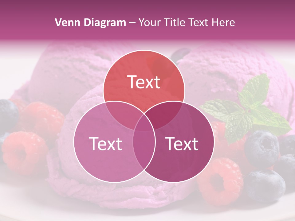 Gourmet Treat Forest Fruit PowerPoint Template