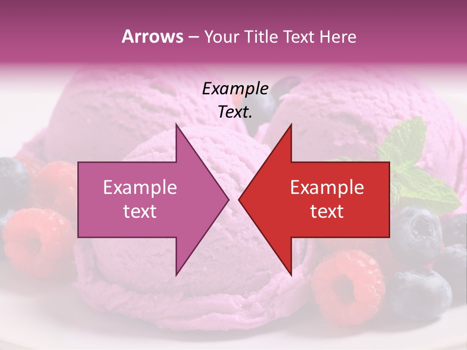 Gourmet Treat Forest Fruit PowerPoint Template