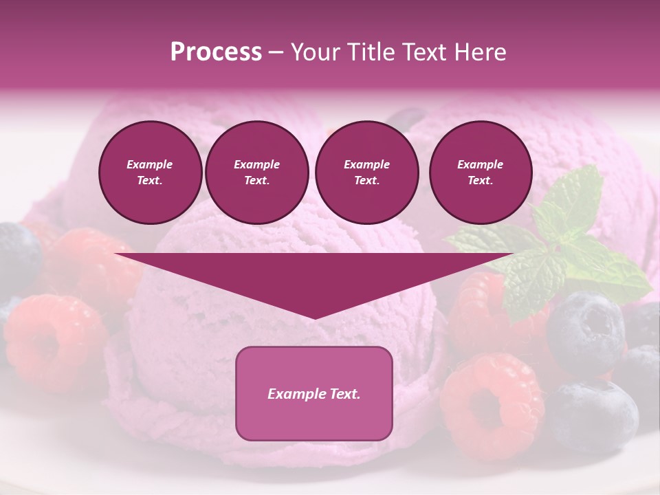 Gourmet Treat Forest Fruit PowerPoint Template
