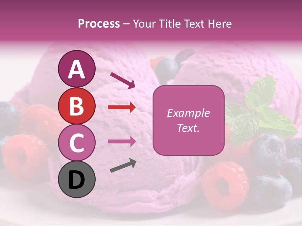 Gourmet Treat Forest Fruit PowerPoint Template