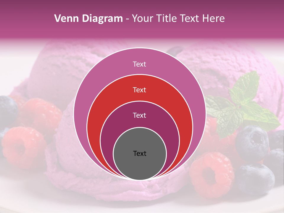 Gourmet Treat Forest Fruit PowerPoint Template