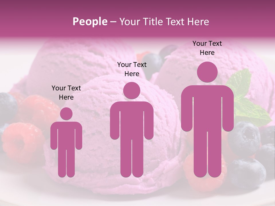 Gourmet Treat Forest Fruit PowerPoint Template