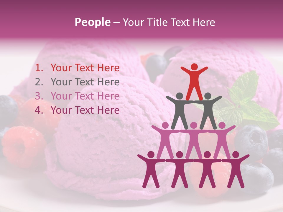 Gourmet Treat Forest Fruit PowerPoint Template