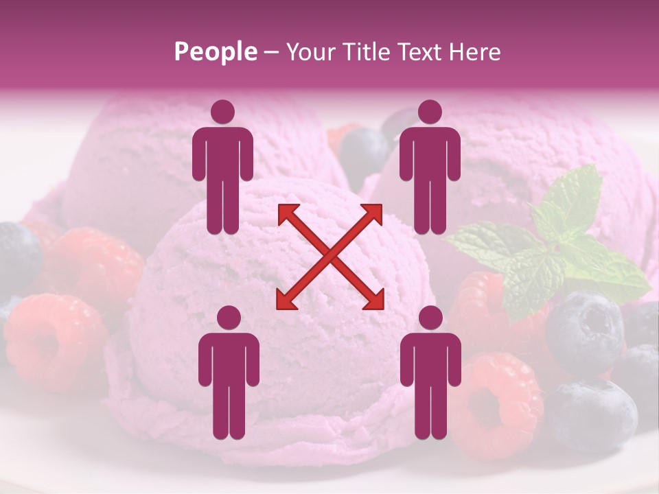 Gourmet Treat Forest Fruit PowerPoint Template