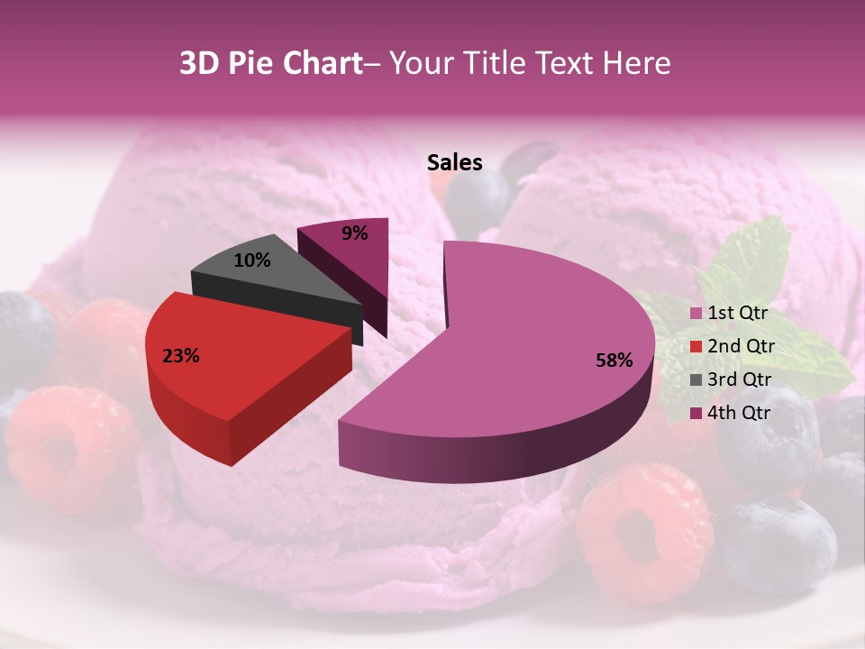 Gourmet Treat Forest Fruit PowerPoint Template