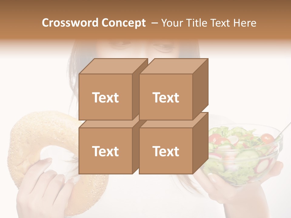 Adult Happiness Head PowerPoint Template