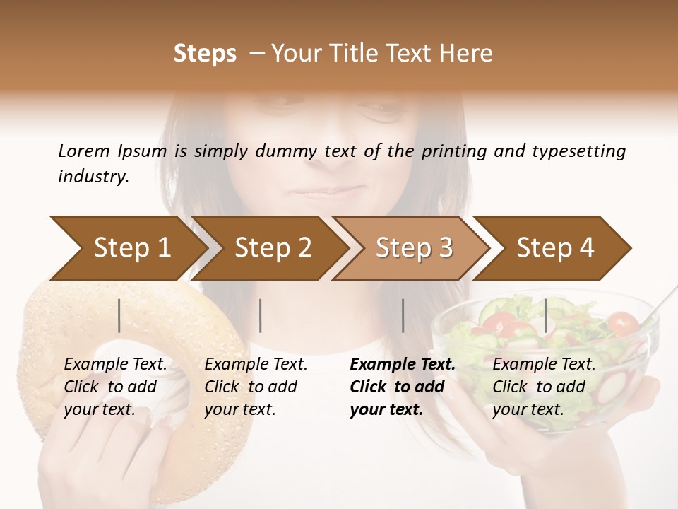 Adult Happiness Head PowerPoint Template