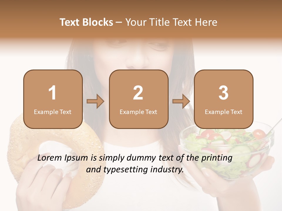 Adult Happiness Head PowerPoint Template