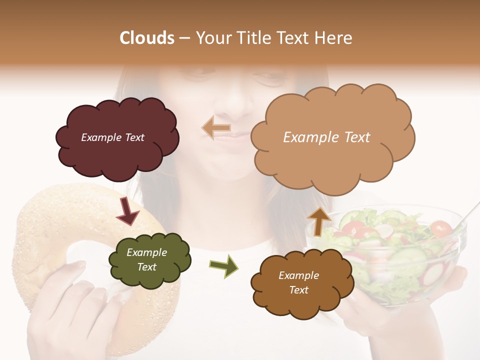 Adult Happiness Head PowerPoint Template