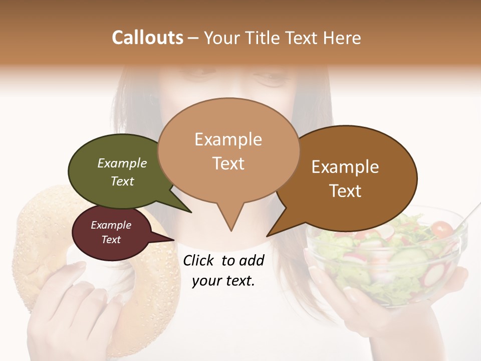 Adult Happiness Head PowerPoint Template