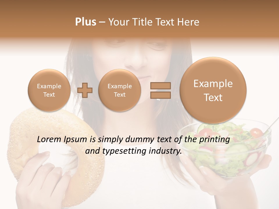 Adult Happiness Head PowerPoint Template