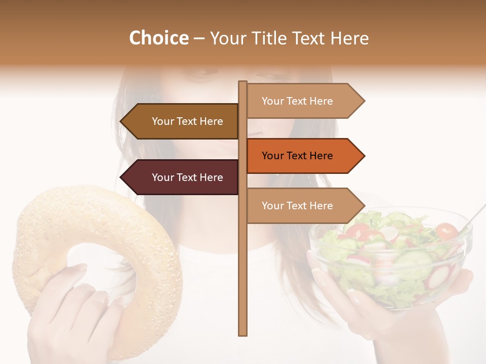 Adult Happiness Head PowerPoint Template